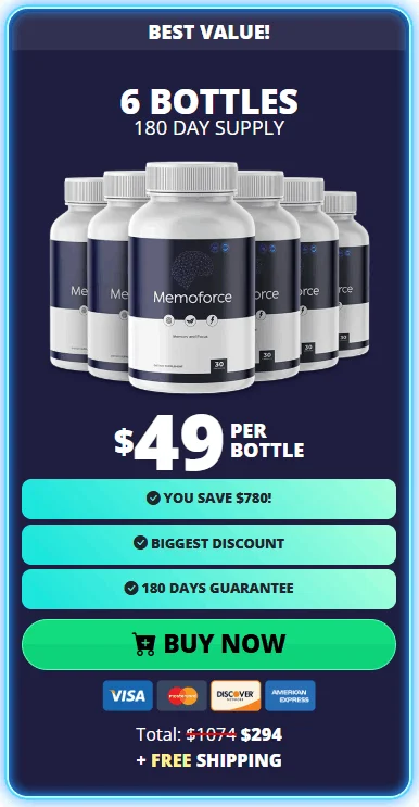 Buy MemoForce™ 6 Bottles